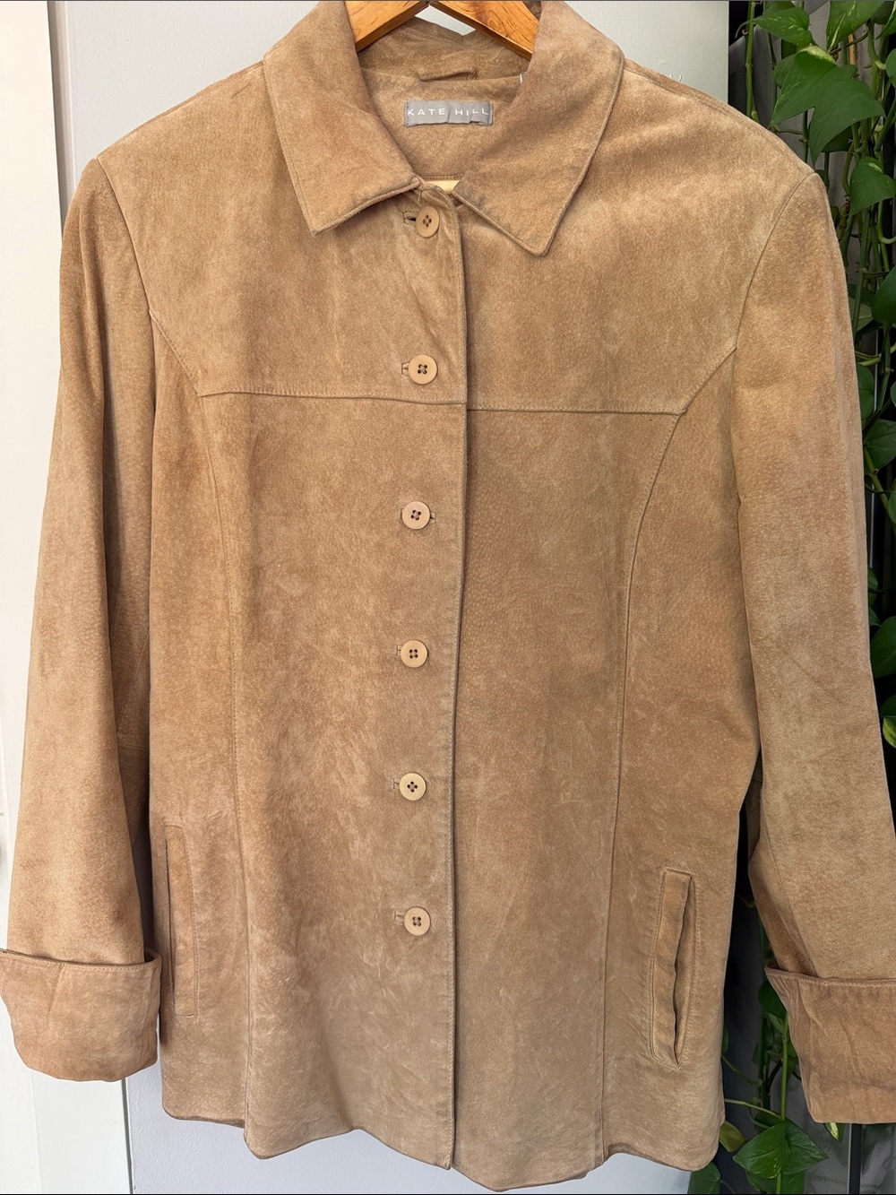 Kate Hill Camel Suede Jacket